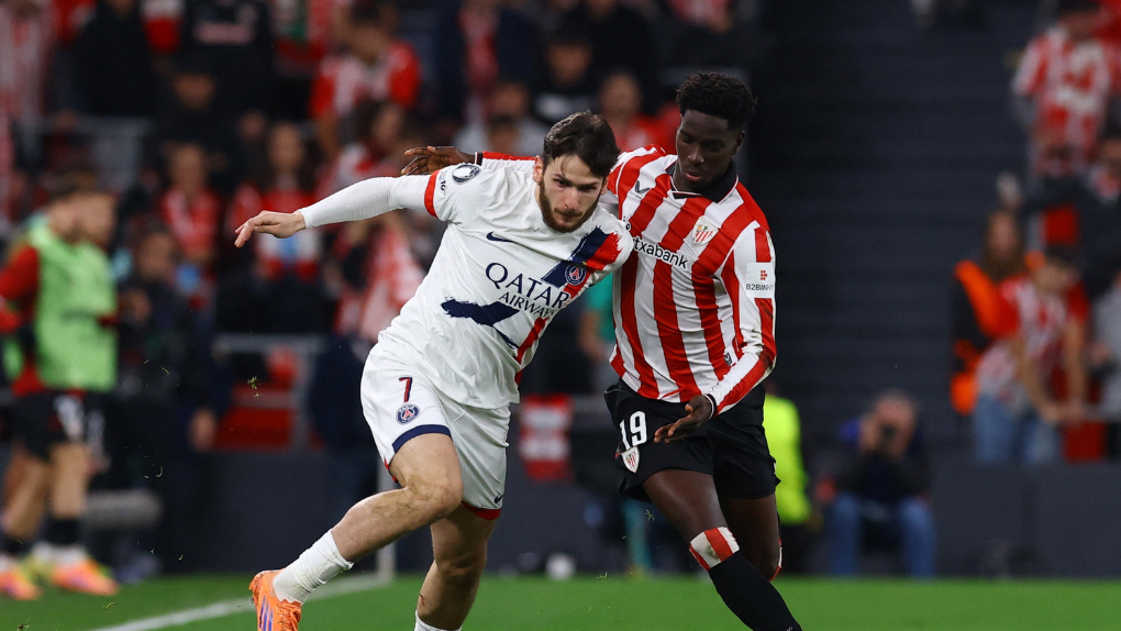 PSG tiến sát vòng 1/8 Champions League dù hòa Athletic